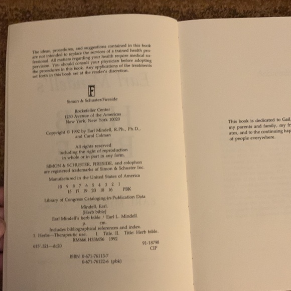(3 for $20)Earl Mindell's Herb Bible softcover non fiction guc - Picture 3 of 5